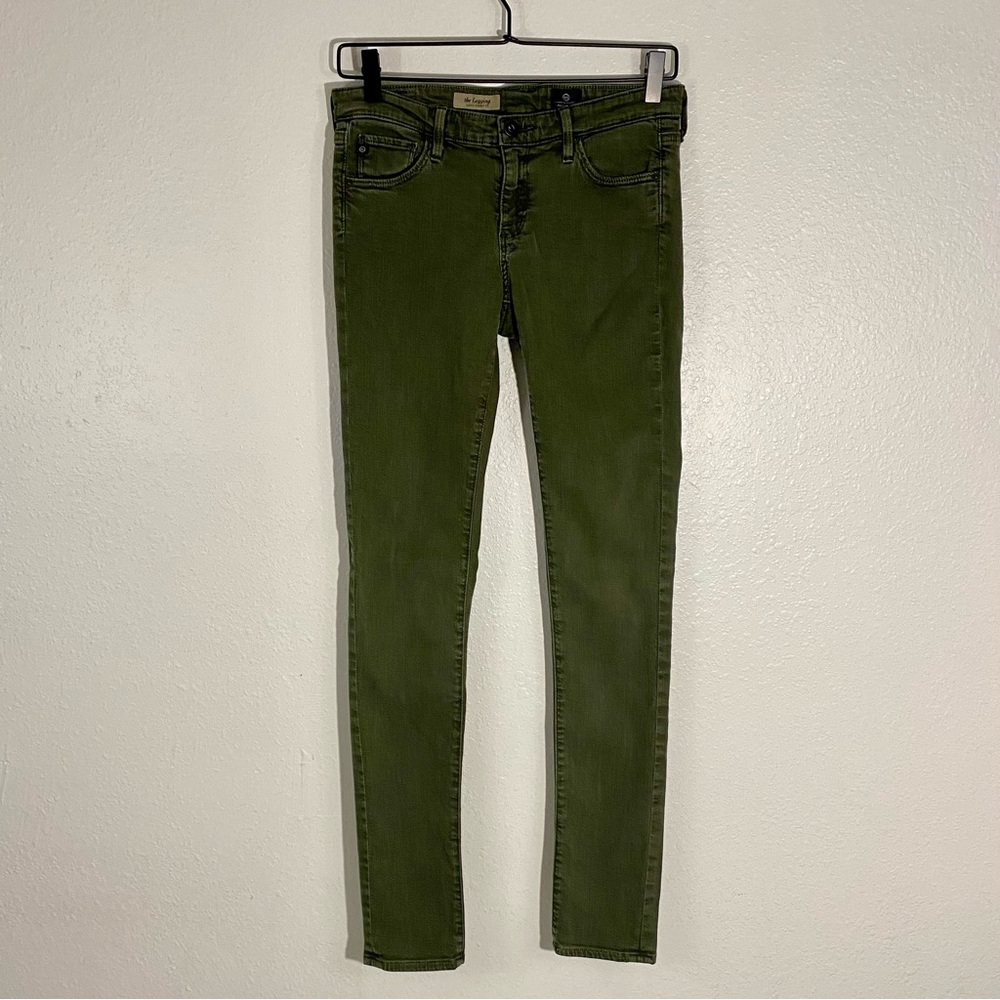 AG Adriano Goldschmied Green The Legging Super Skinny Fit Jeans Size 27R